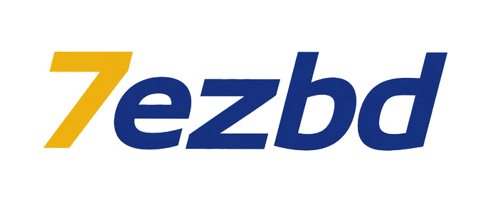 7ezbd logo on teal glass style homepage